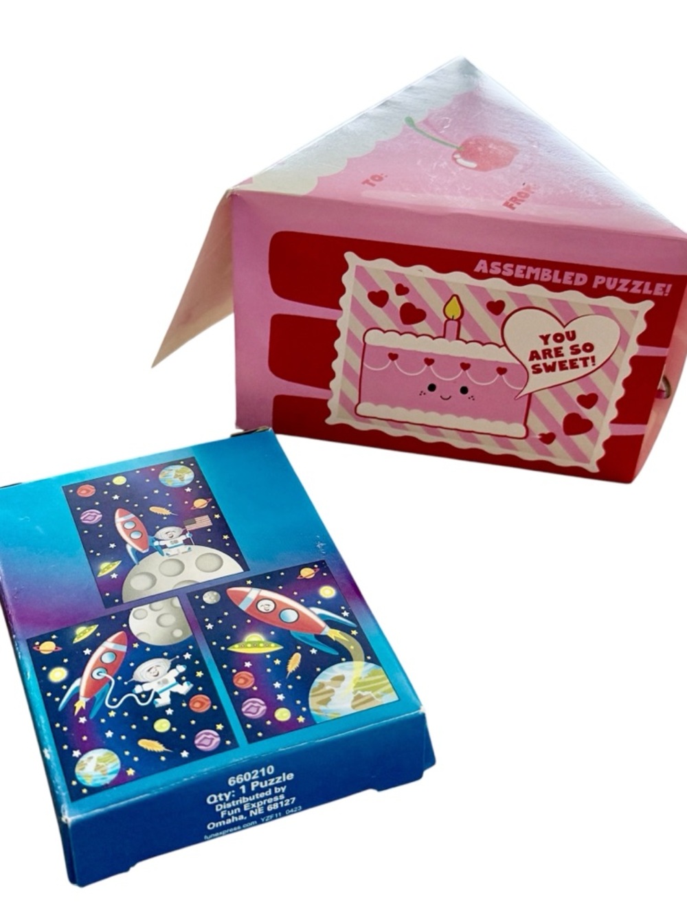 Express Bright Blue Puzzle Box
